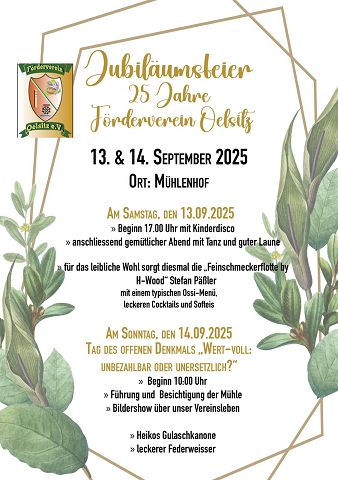 25 Jahre Oelsitz e.V.